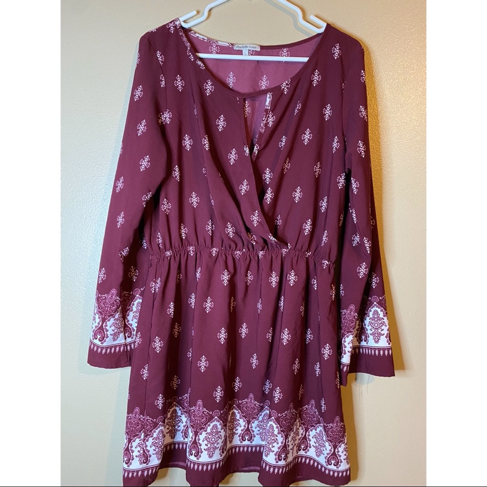 Maroon dress